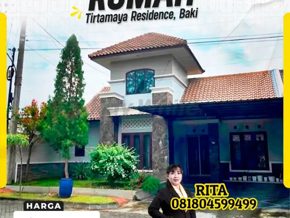 Dijual Rumah Tirtamaya Gentan Cluster Siap Huni Lokasi Nyaman