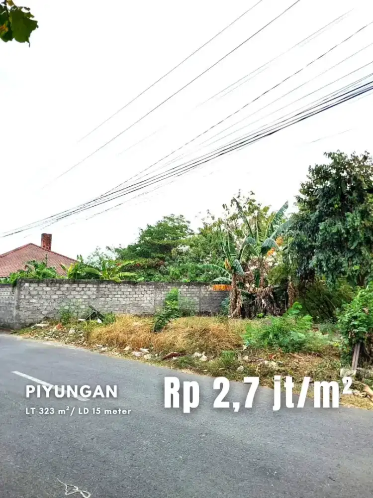 Dijual Tanah View Sungai Opak dekat Jalan Wonosari