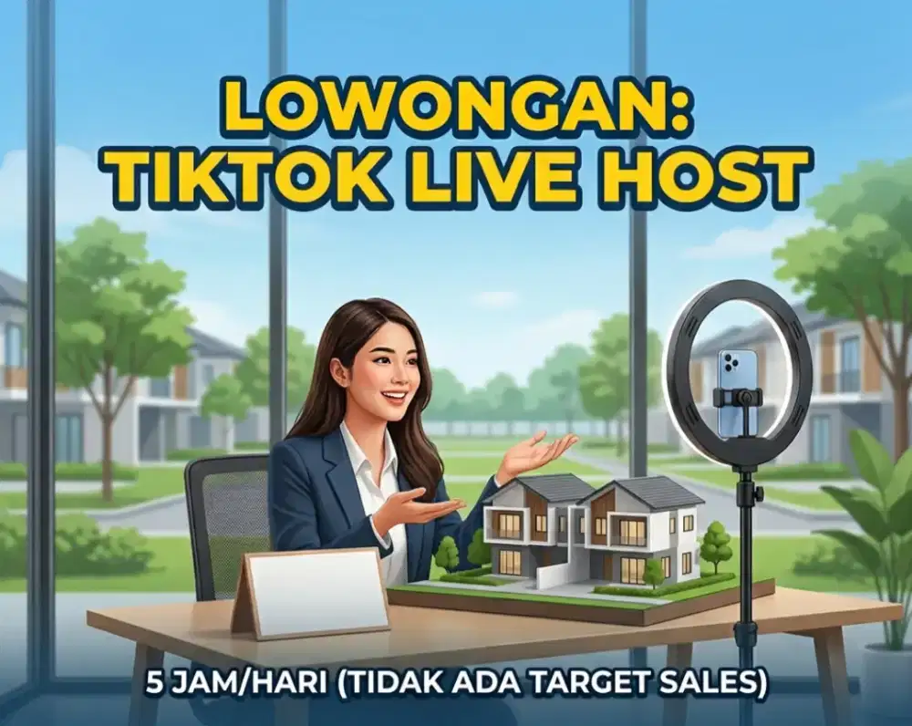 Lowongan Live Host Tik-Tok