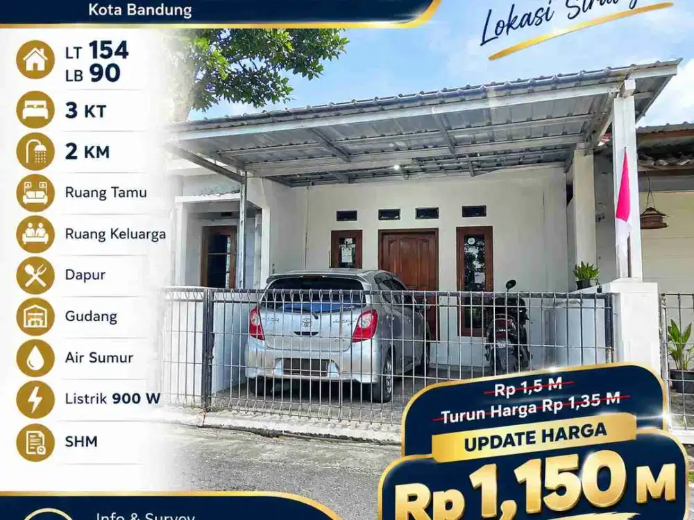 Dijual cepat rumah di Komplek Ujungberung Indah, Kota Bandung