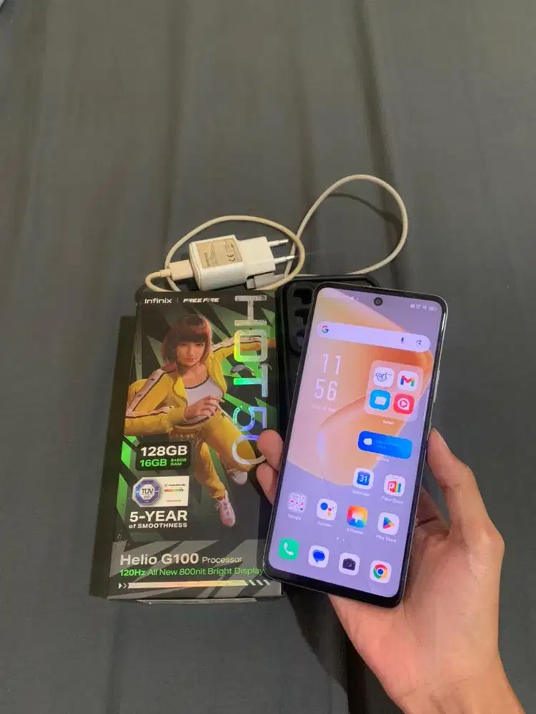 infinix hot 50 8+8/128 fullset