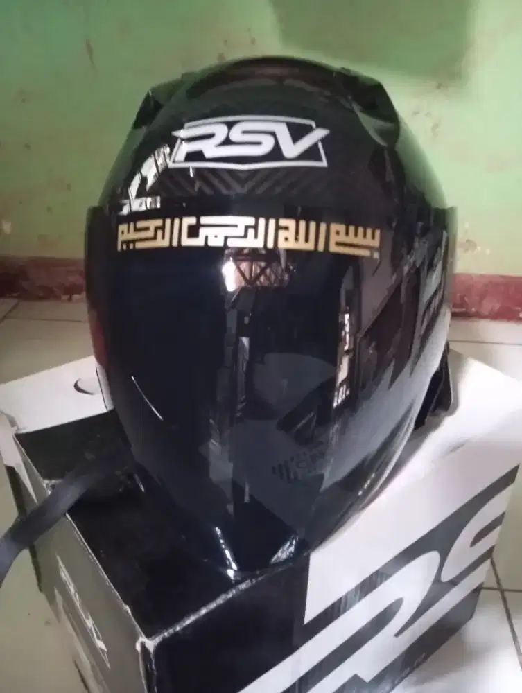 Helm RSVS300 Carbon Original Paket Ganteng