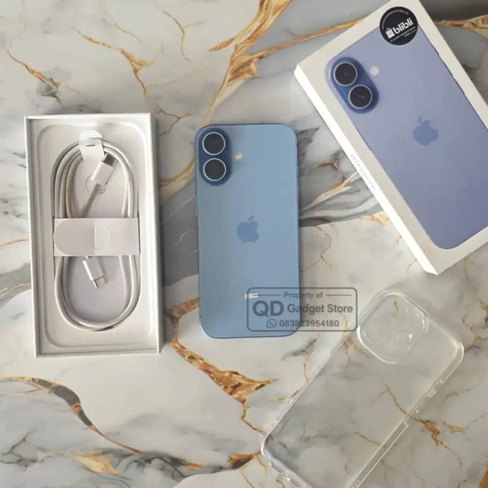 iPhone 17 256GB Blue Garansi RESMI Blibli iBox Mulus Murah aja
