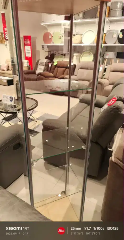 OBRAL LEMARI PAJANGAN TEMPRED GLASS