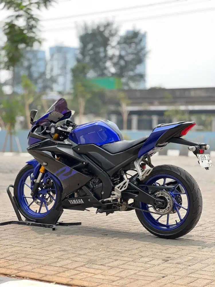 YAMAHA R15 V3 BIRU 2019 LOW KM PAJAK PANJANG SIAP RIDING