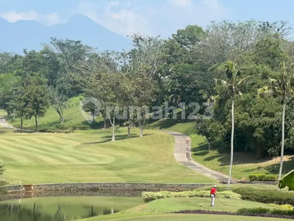 Tanah Kavling Siap Bangun Samping Lapangan Golf di Rancamaya Golf Estate Bogor Jawa Barat