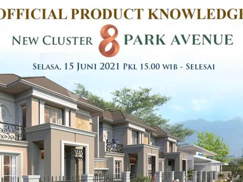 Citra Sentul Cluster Park 8 Avenue Ciputra dekat Sirkuit Sentul Bogor