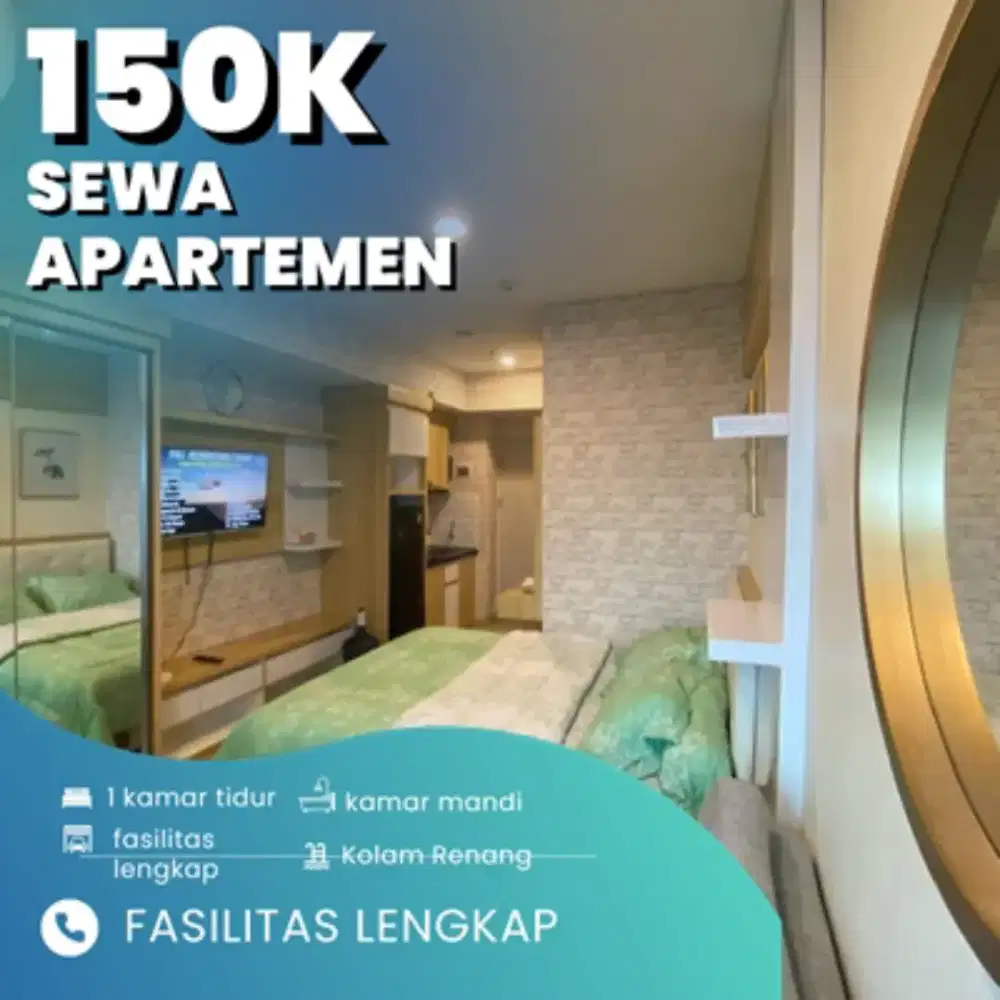 SEWA APARTEMEN COLLINS BOULEVARD HARIAN/TRANSIT TERMURAH TANGERANG