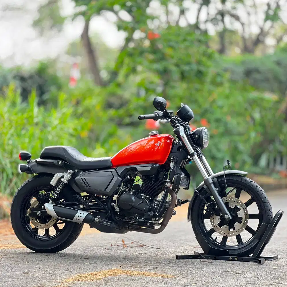 BENELLI MOTOBI EVO 200 ORANGE 2024 KM 2K PAJAK PANJANG SIAP GASS