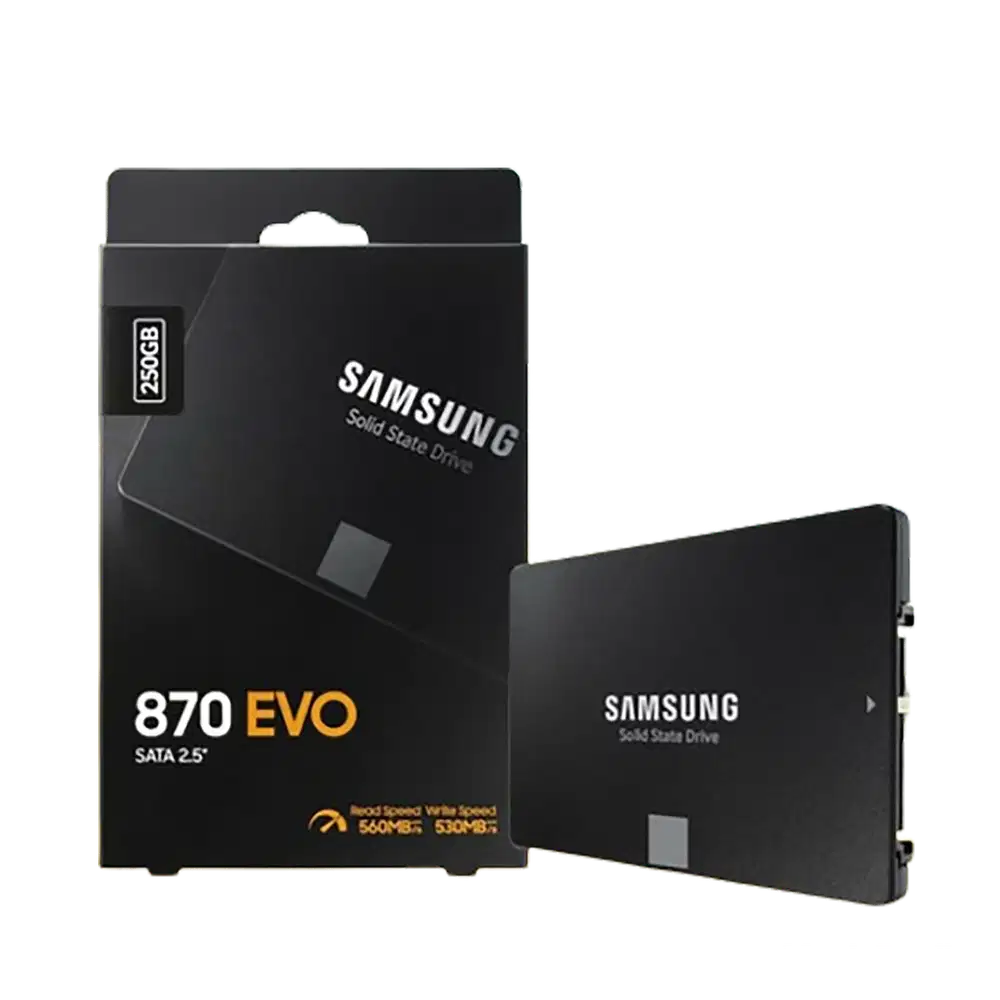 SSD Samsung 870 EVO 250GB SATA III Bekas Normal