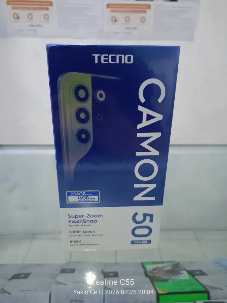Tecno Camon 50 Pro 5G 8/256 GB Camera 50 MP Sony-LYT700C Garansi Resmi