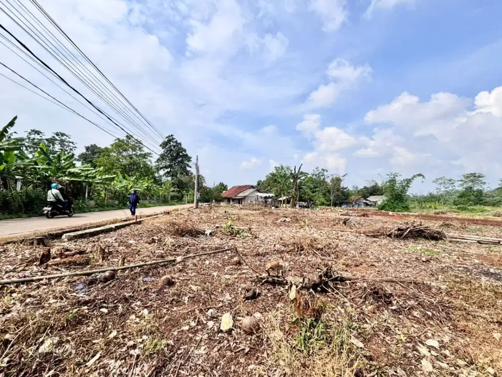 Dijual Kavling Di Cisauk 11 Menit Stasiun Jatake, Tepi Jalan