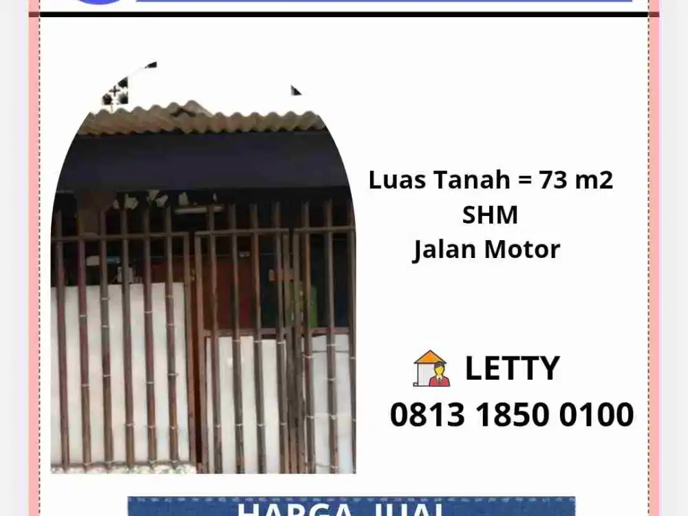 Dijual Tanah / Rumah Tua di Bungur Jakarta Pusat