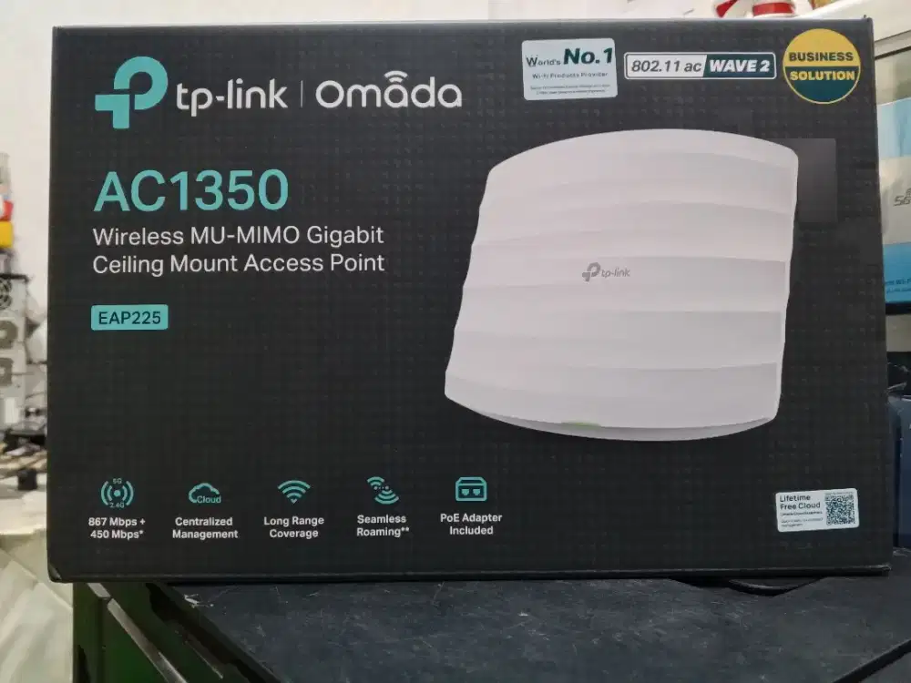 TPlink EAP225 AC1350 dual band wireless MU-MIMO gigabit