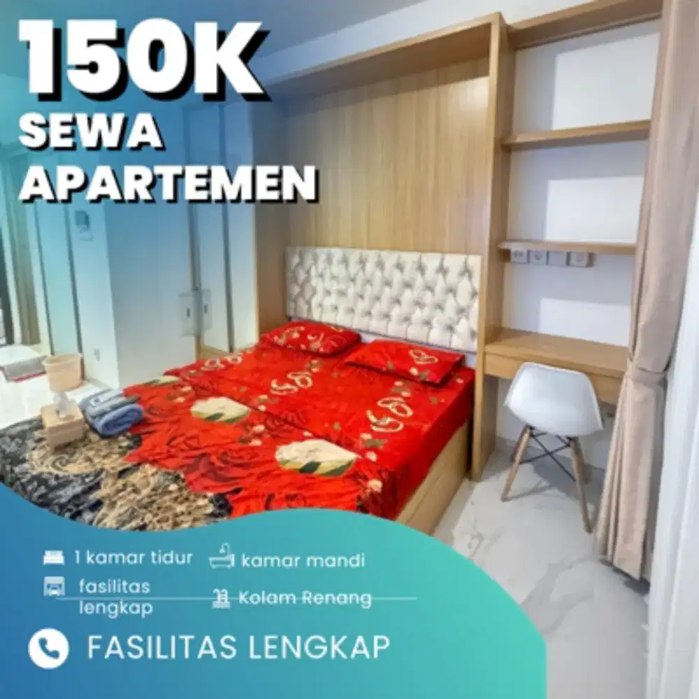 SEWA APARTEMEN POLLUX CHADSTONE HARIAN/TRANSIT CIKARANG TERMURAH