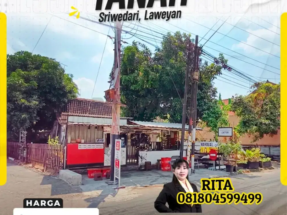 Bagi Waris Dijual Tanah Hook Sriwedari Tengah Kota Solo