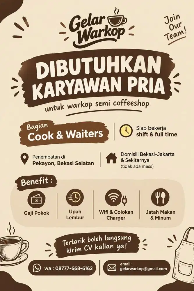 lowongan kerja warkop