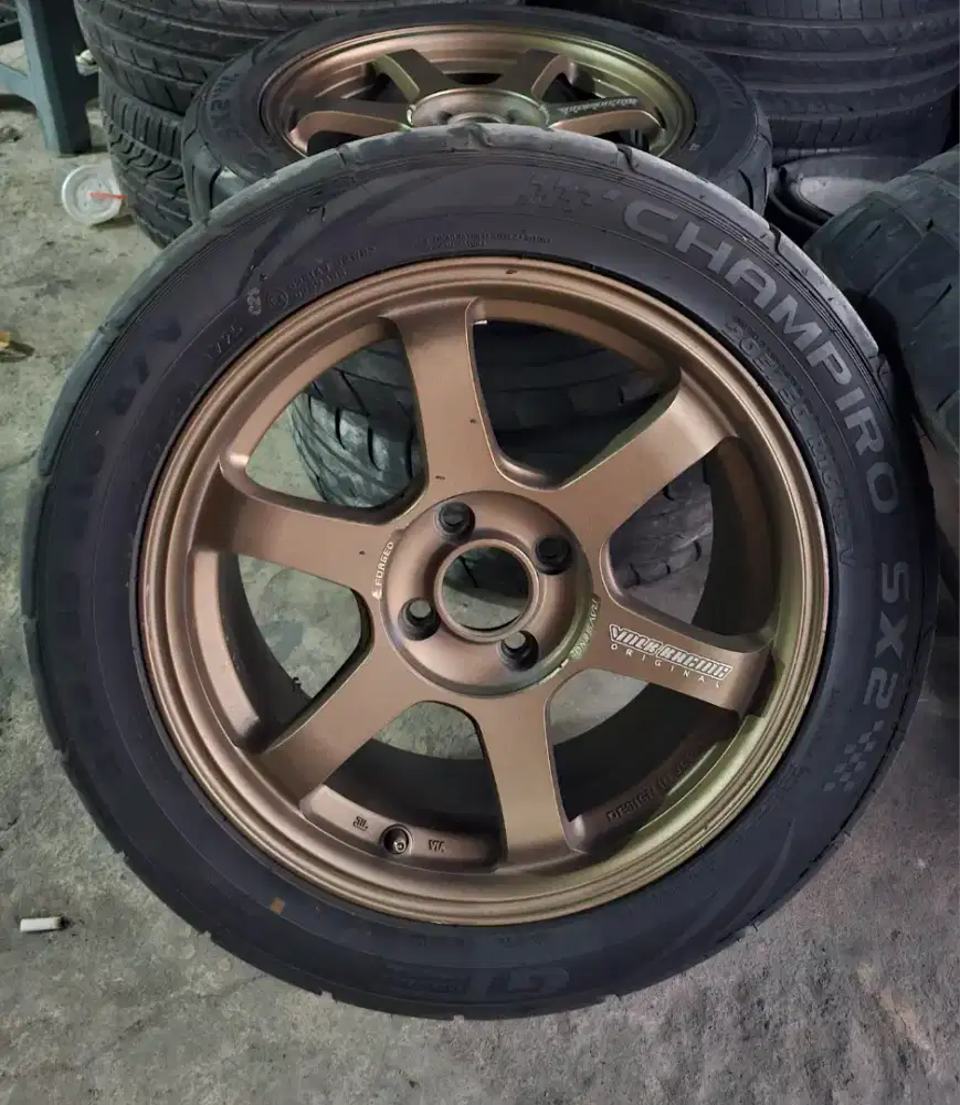 Velg TE-37 R16 PCD4x100/114.3 Bronze. Lebar 7 ET 38 4pcs Ban GT SX2
