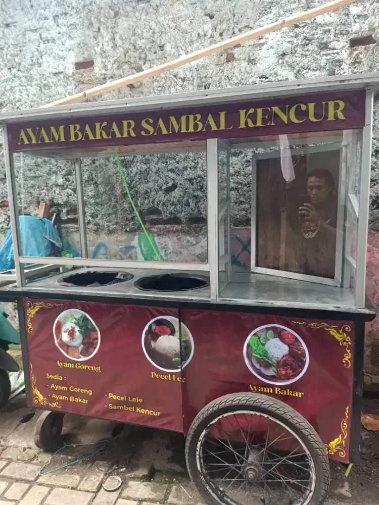 Jual gerobak dan perlengkapan jualan