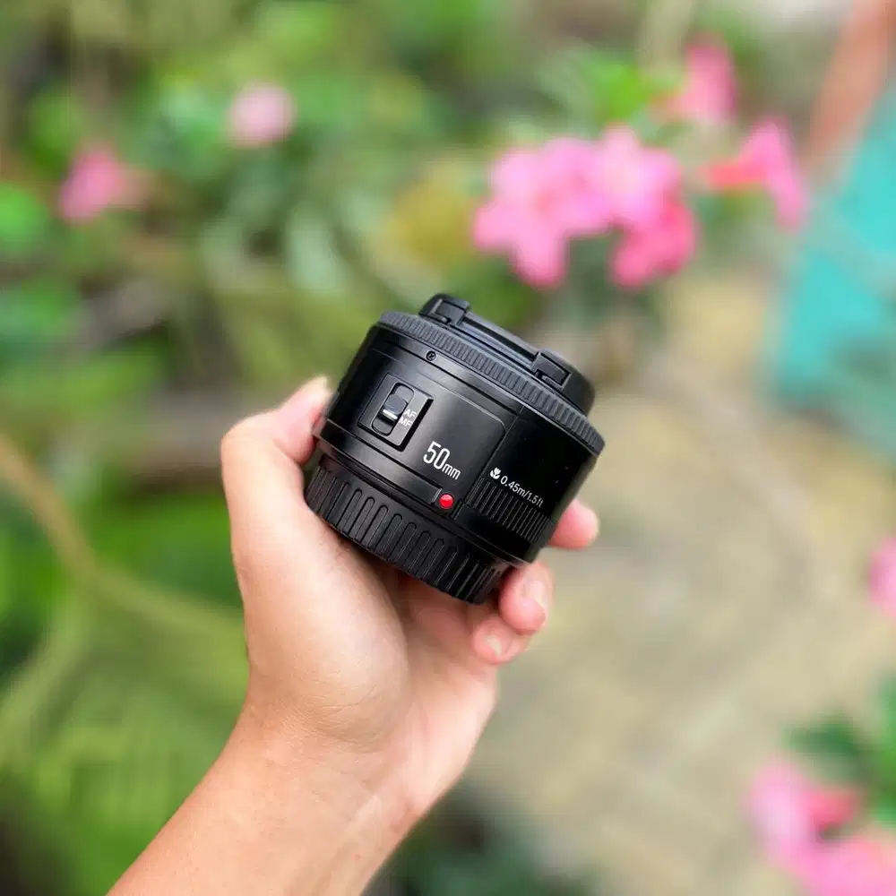Lensa YN 50mm Like New Fullset Box