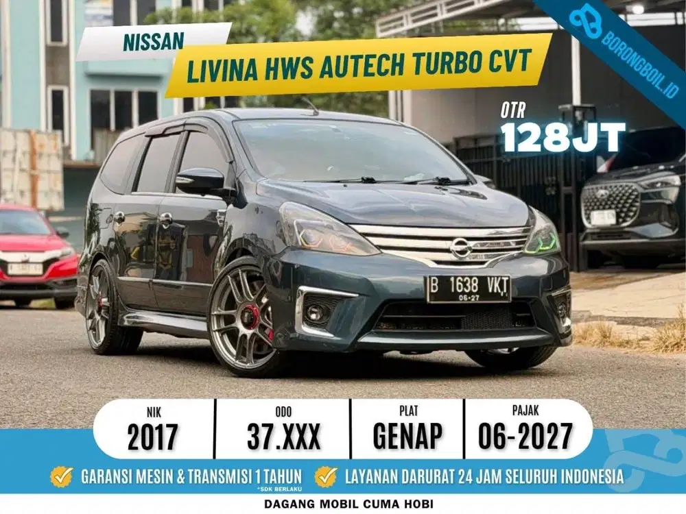 Nissan Grand Livina HWS AUTECH TURBO CVT 2017 Dark Blue Metallic