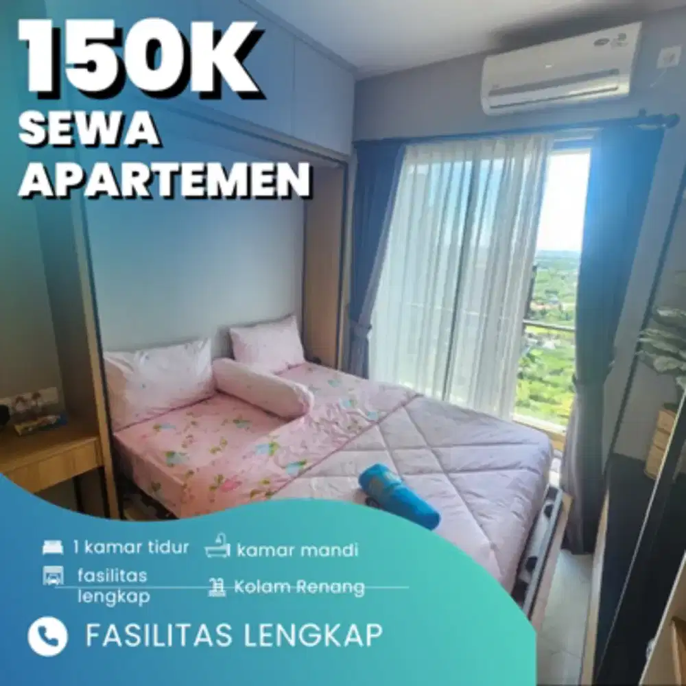 SEWA APARTEMEN PATRALAND URBANO BEKASI UTARA HARIAN/TRANSIT TERMURAH