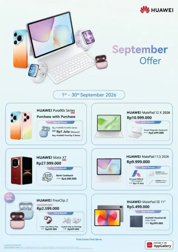 CICILAN KARTU KREDIT & TANPA KARTU KREDIT HUAWEI MATEPAD
