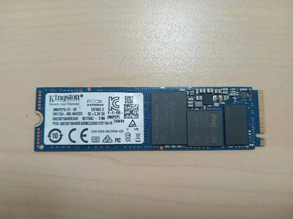 JUAL SSD M2 NVME 512GB KINSGTON
