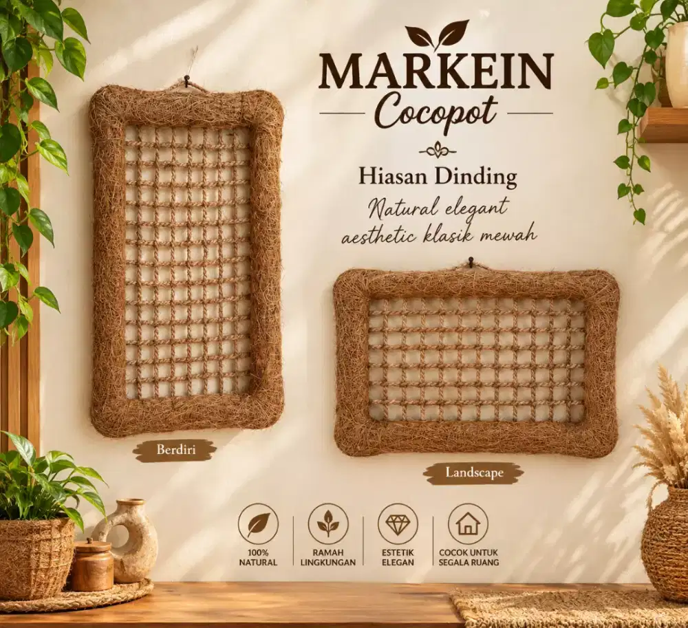 Frame pigura aesthetic natural elegant klasik ramah lingkungan