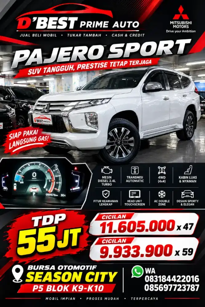 Mitsubishi Pajero Dakar 4x2 at 2022