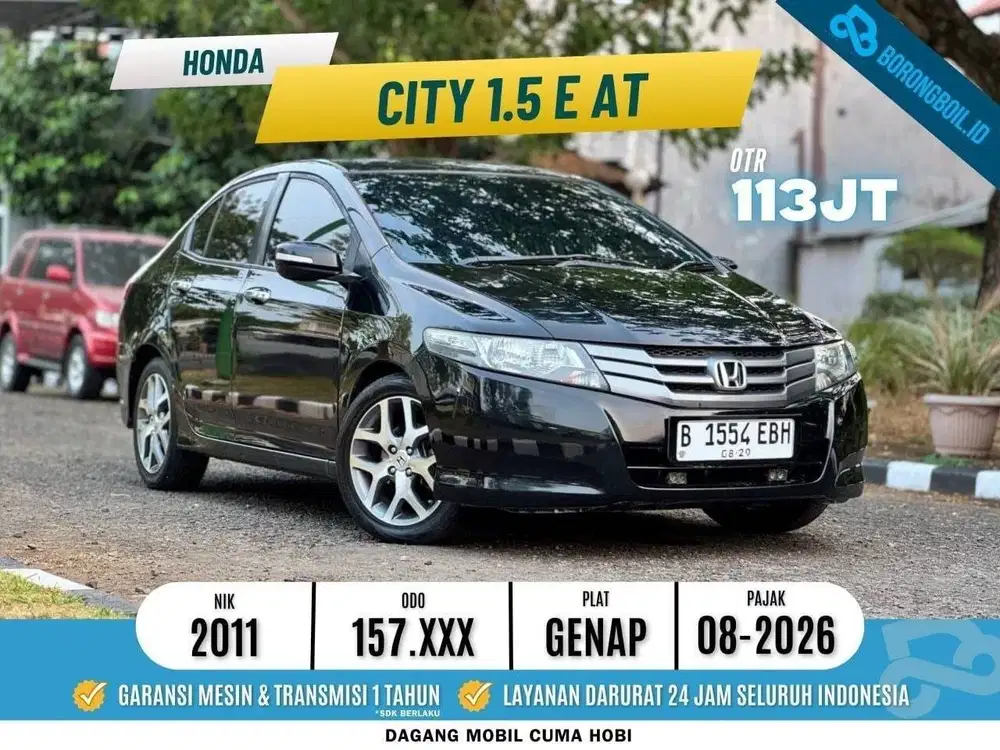 Honda City 1.5 E at 2011 Hitam