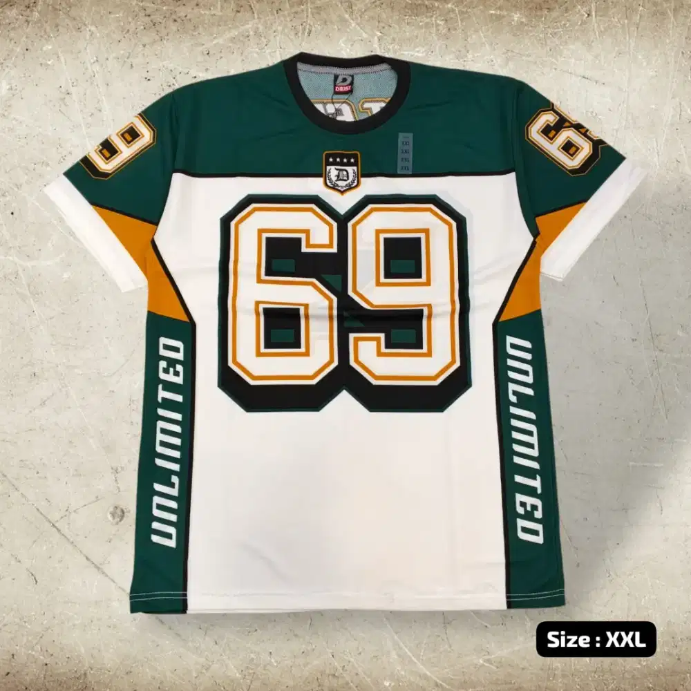 Kaos Jersey Angka Dewasa