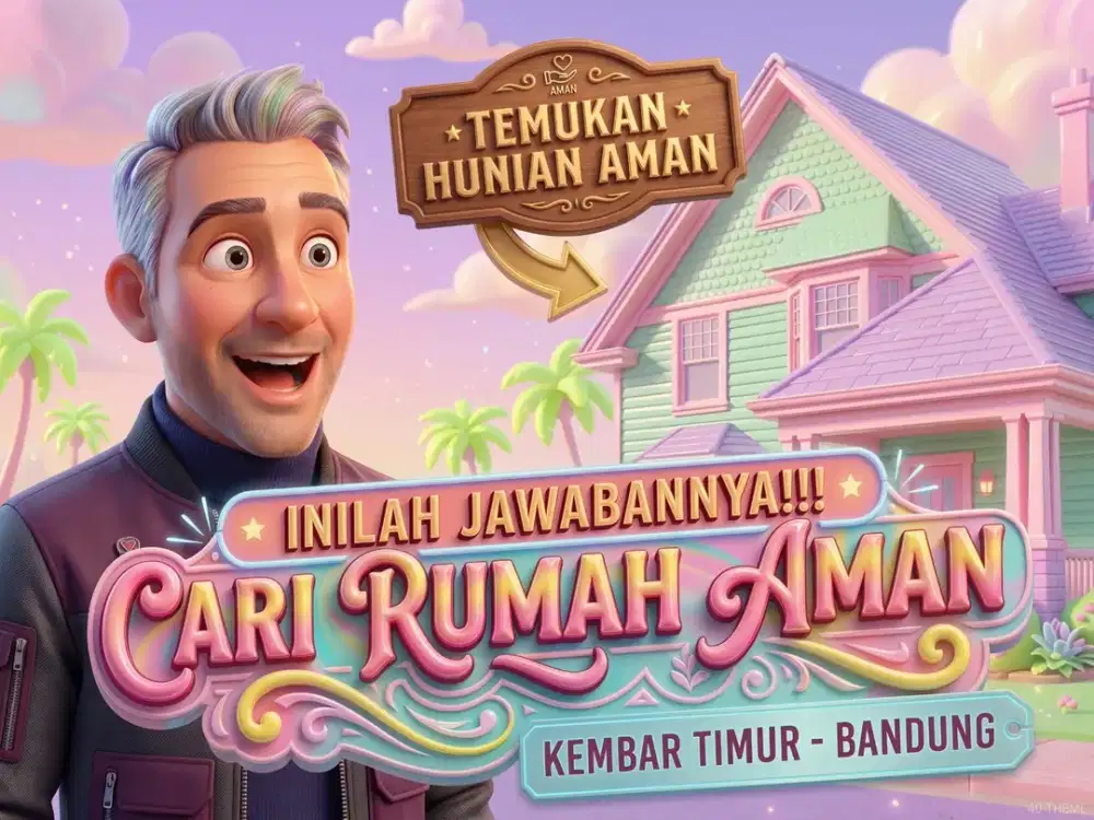 JUAL RUMAH DI KEMBAR TIMUR, REGOL, BANDUNG KOTA.