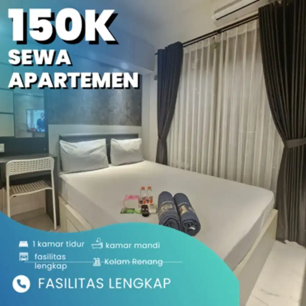 SEWA APARTEMEN BEKASI TIMUR LAGOON BETOS HARIAN/TRANSIT TERMURAH