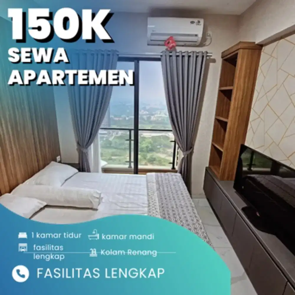 SEWA APARTEMEN TRANSIT/HARIAN GREEN PRAMUKA CITY JAKPUS TERMURAH
