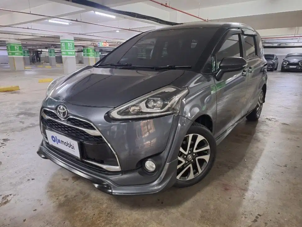 DP MURAH Toyota Sienta 1.5 Q Bensin-AT 2018 Abu CPFIB