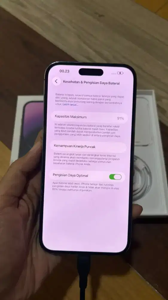IPHONE 14 PROMAX 128
FULLSET
FACE ID ON
BH 91%
TT ON
SATSET AJA