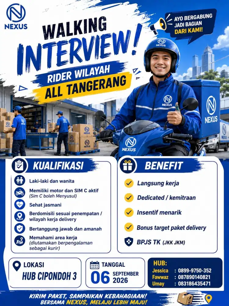 LOKER KURIR LM CIPONDOH