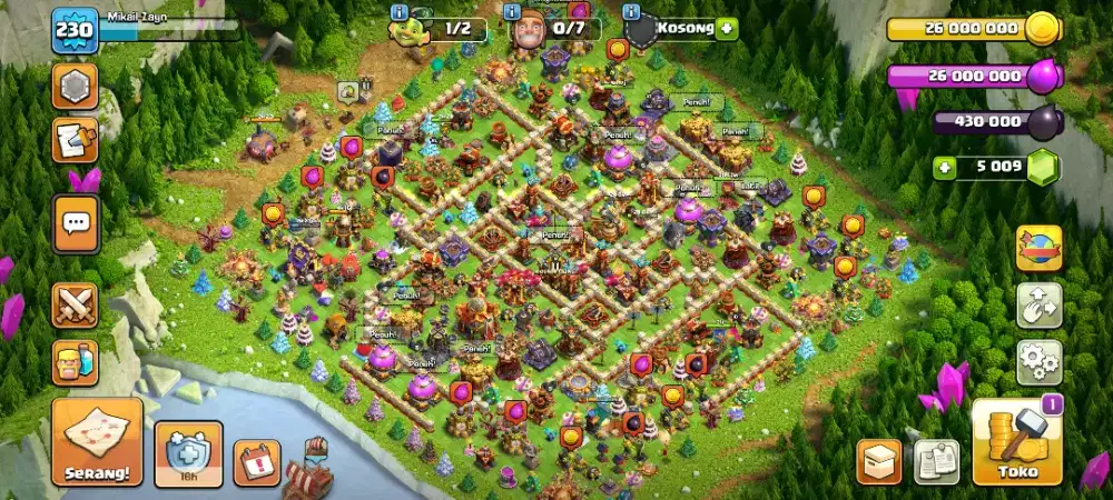 COC TH16 MAX BOGOR