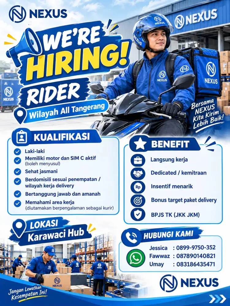 LOKER KURIR KARAWACI