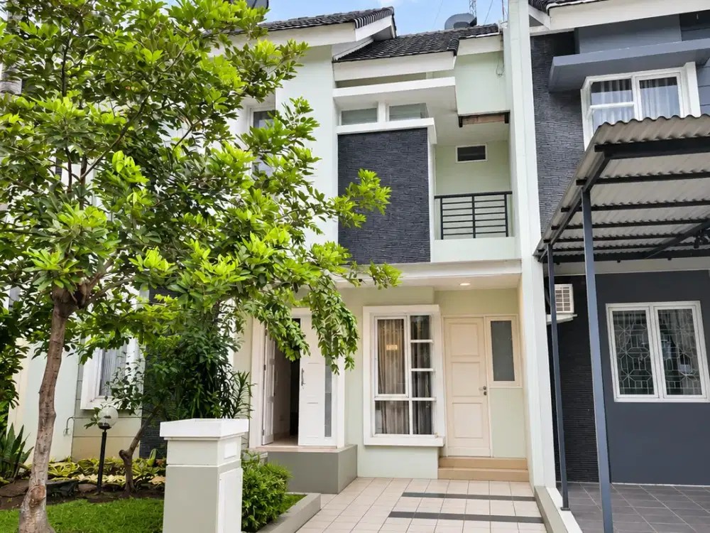 Dijual Rumah Cluster Fluorite Gading Serpong 2 Lantai, LT 120 m², Semi Furnished, Harga 2,5 M