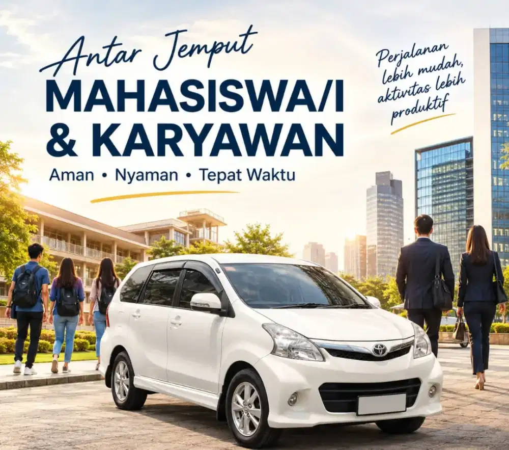 Jasa antar jemput mahasiswa/i dan karyawan