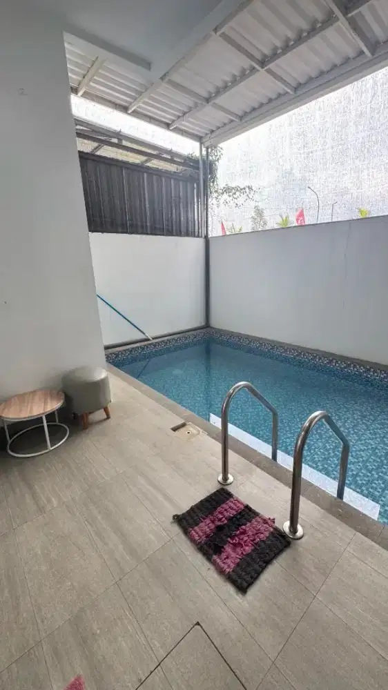 Villa batu ready kolam besar full view gunung satpam 24 jam sewa aktif