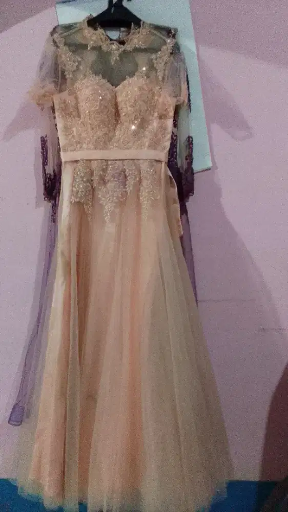 DRES panjang ber Payet