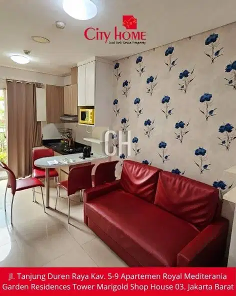 Disewakan Apartemen Furnished 2 BR di Madison Park