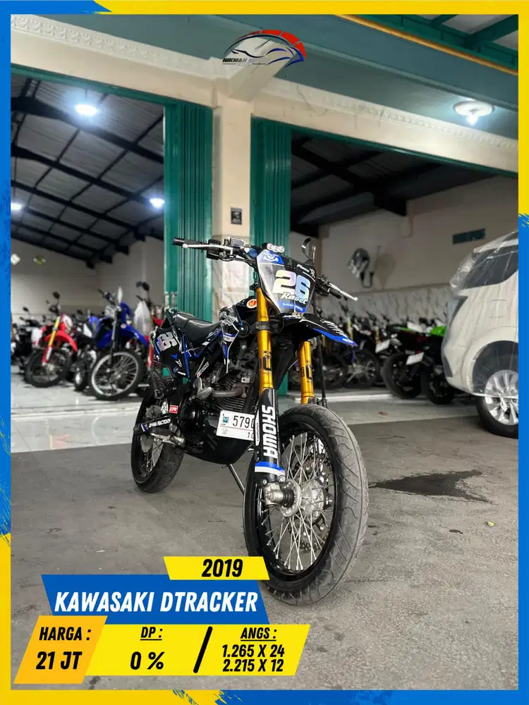 KAWASAKI DTRACKER 2019 PLAT L GERCEP MASZEHH HIKMAH MOTOR KEPUH MALANG