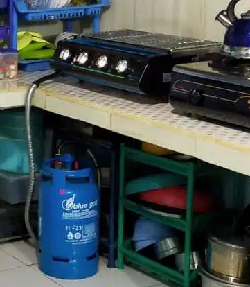 Kompor panggang bluegas 4 mata