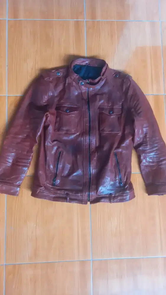 Jaket kulit obat ganteng urban baron