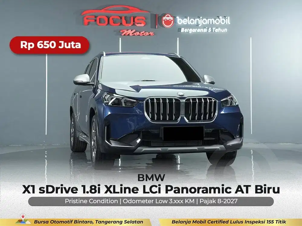 [ GARANSI 5THN KM 3RB ] BMW X1 X 1 sDrive 1.8i XLine AT 2023/2024/2025