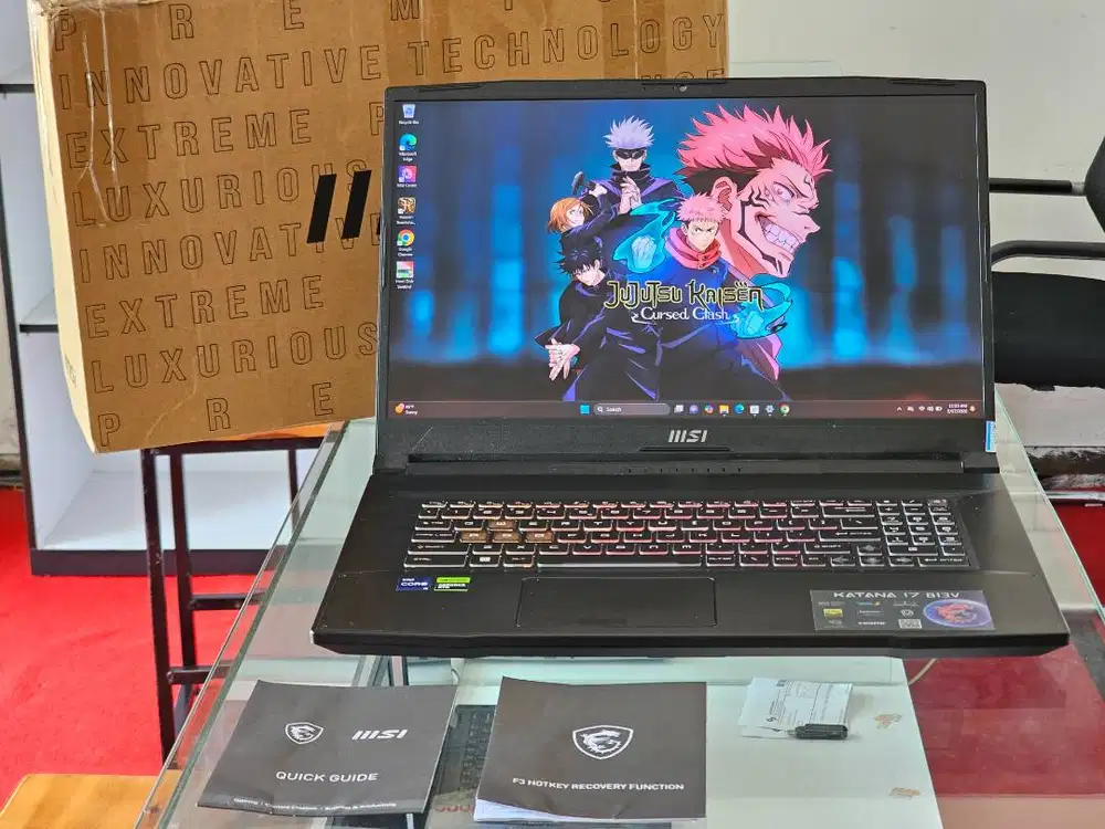 MSI KATANA 17 B13V Intel Core i9 13900H Ram 16 GB Nvidia RTX 4060 vRAM